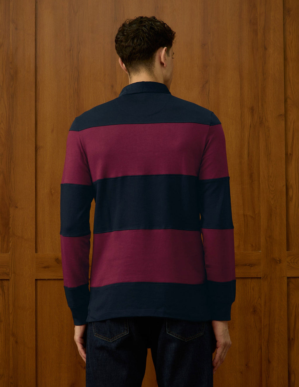 Colourblocked Varsity Polo Shirt