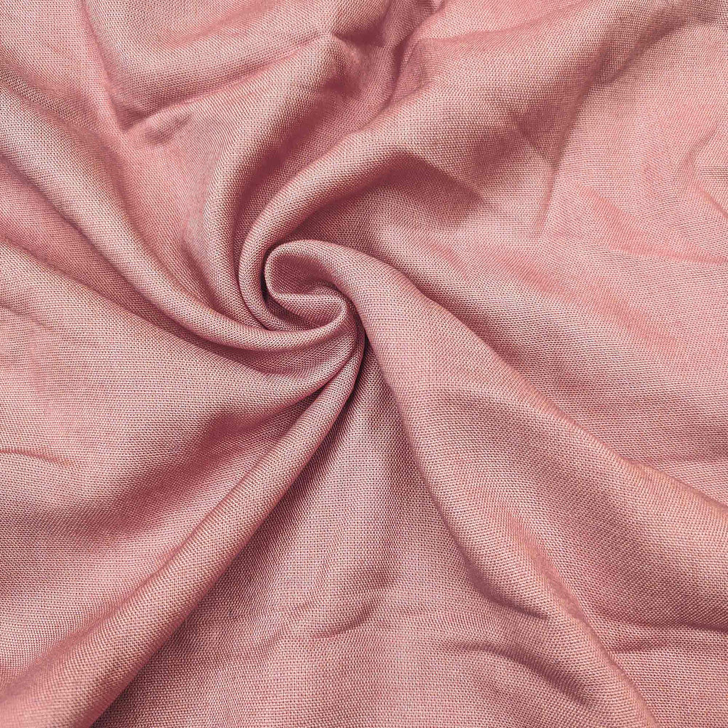 Peach Floral Hand Embroidered Muslin Dress Material