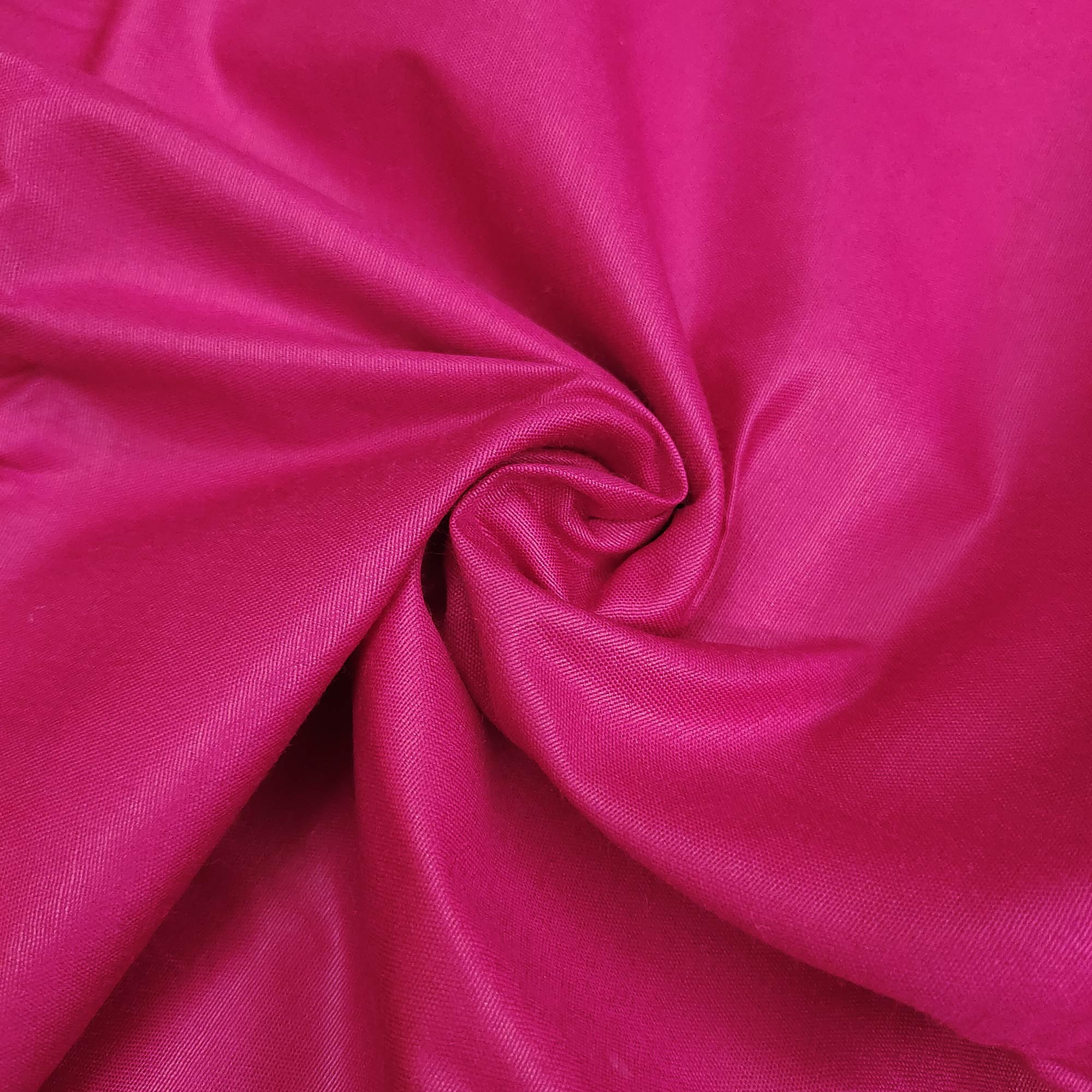 Pink Floral Printed With Hand Embroidery Pure Cotton Dress Material