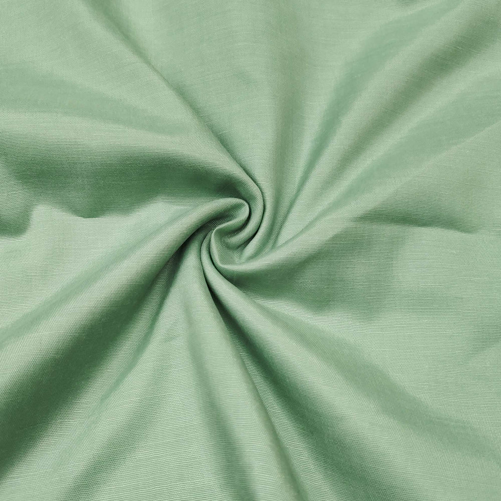 Green Floral Hand Embroidery Chanderi Dress Material