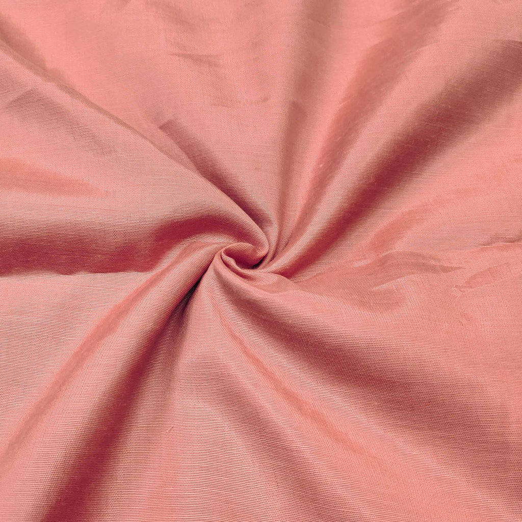 Peach Floral Hand Embroidery Chanderi Dress Material