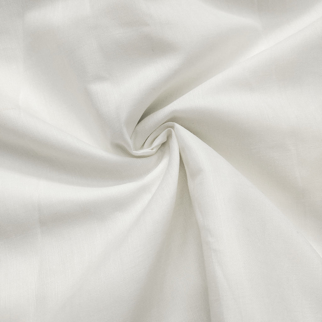 Offwhite Floral Sequins Embroidered Cotton Silk Dress Material