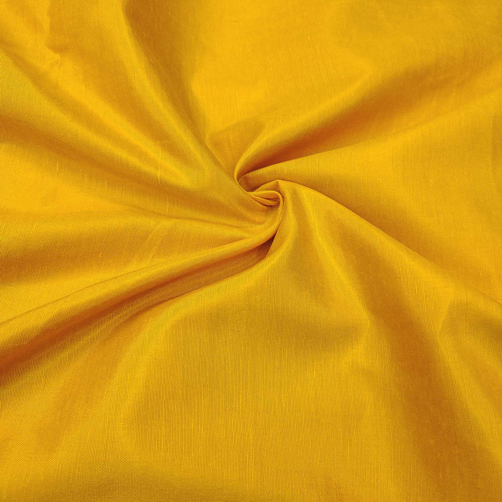 Mustard Floral Moti With Gota Patti Handwork Viscose Dress Material