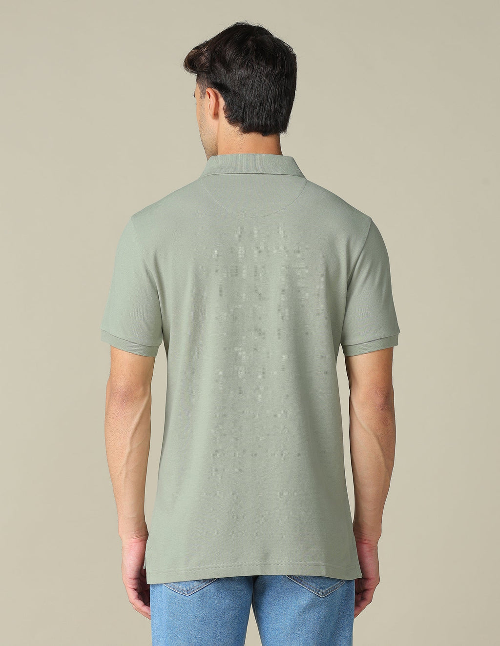 Brand Embroidered Regular Fit Polo Shirt