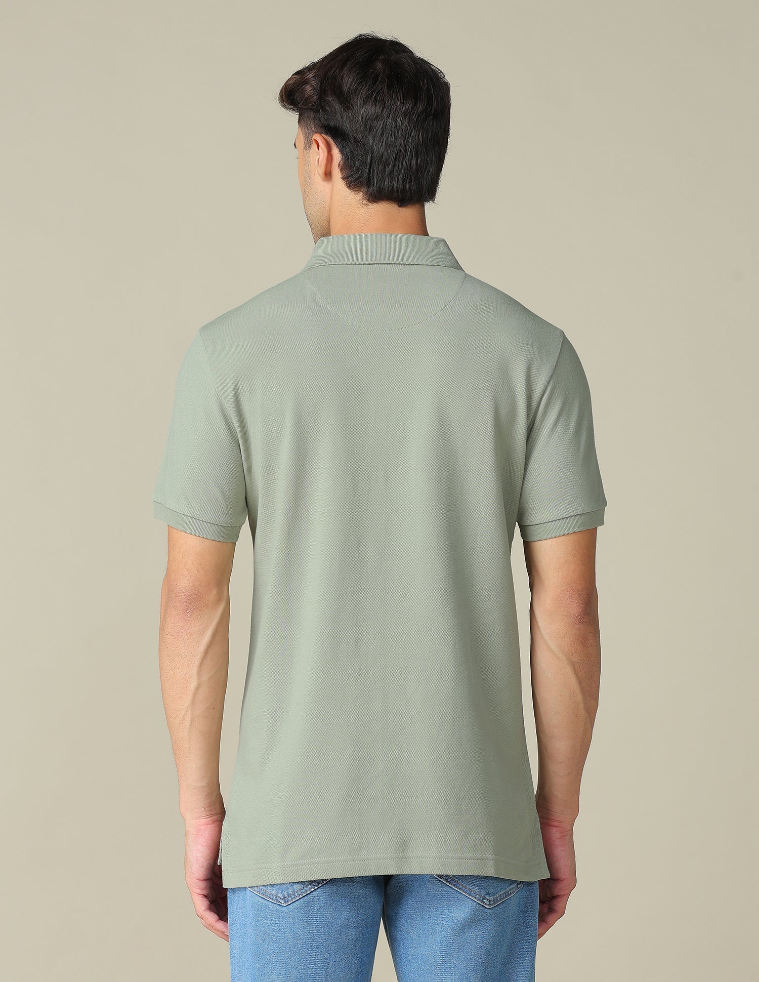 Brand Embroidered Regular Fit Polo Shirt