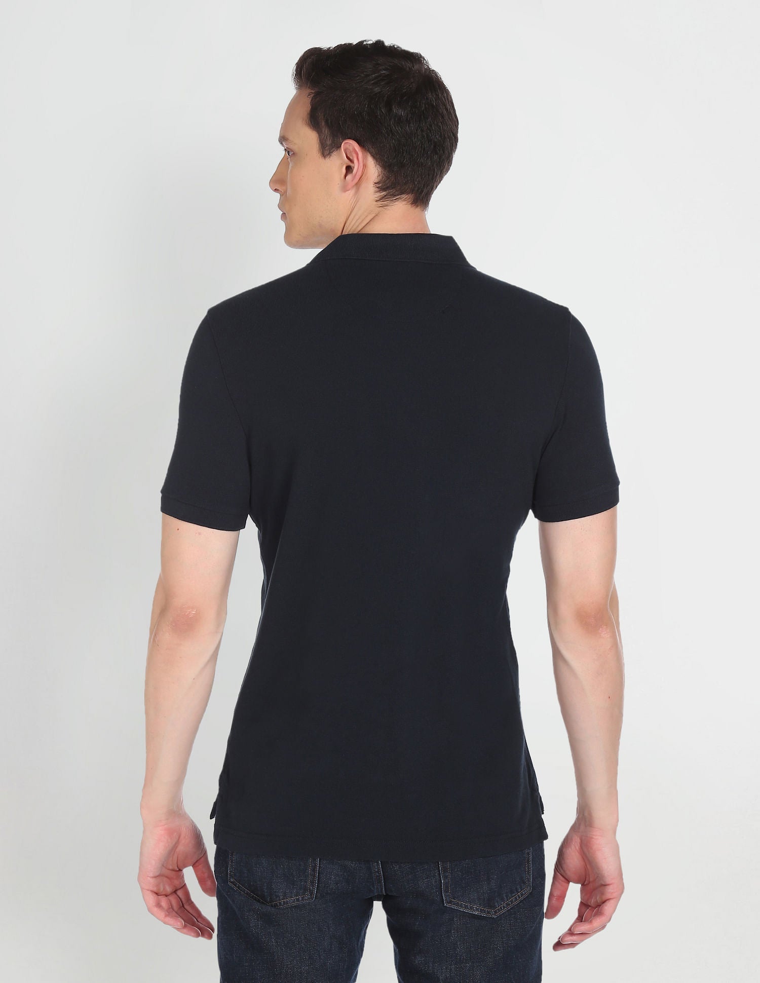 Cotton Solid Polo Shirt