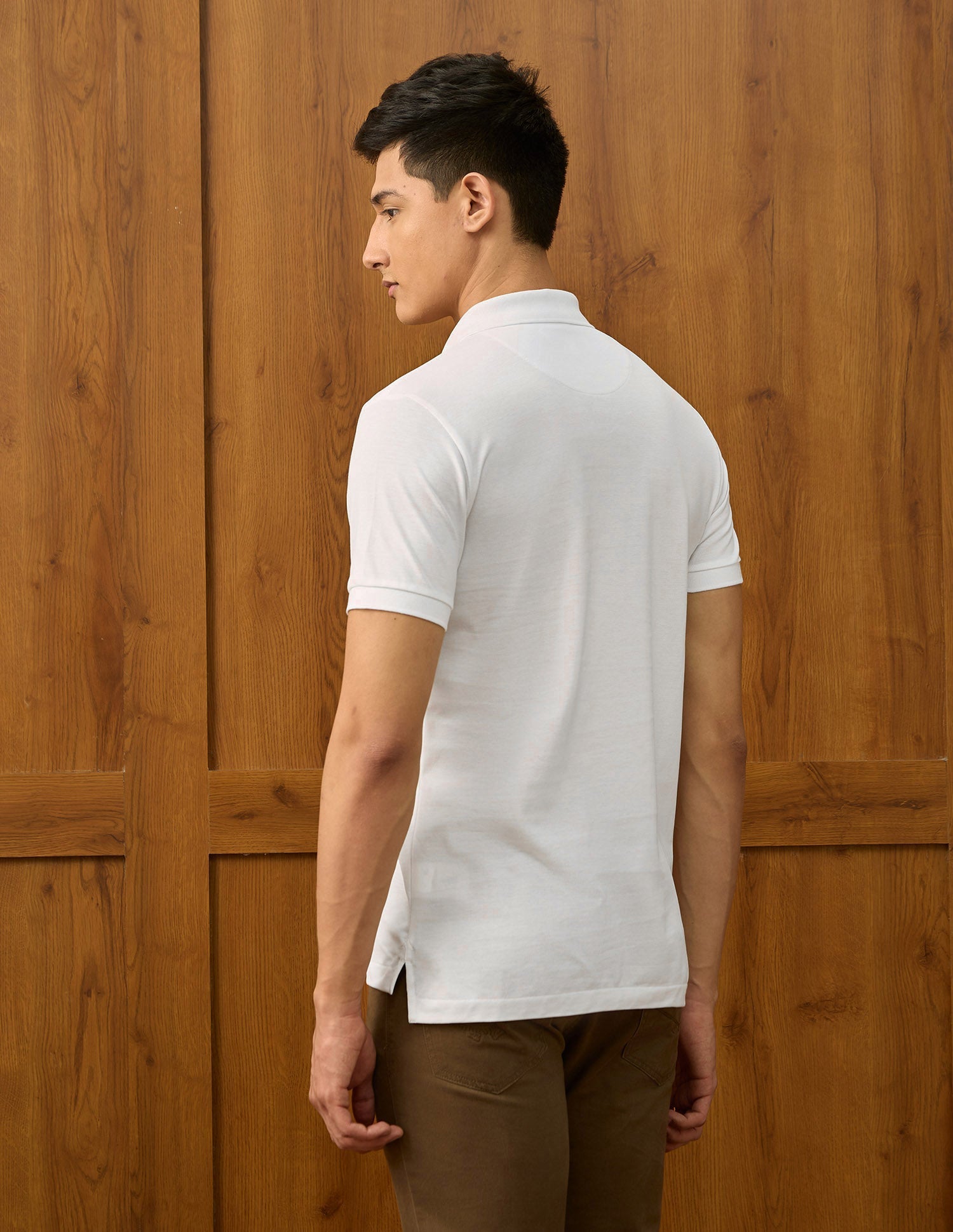 Colourblocked Varsity Polo Shirt