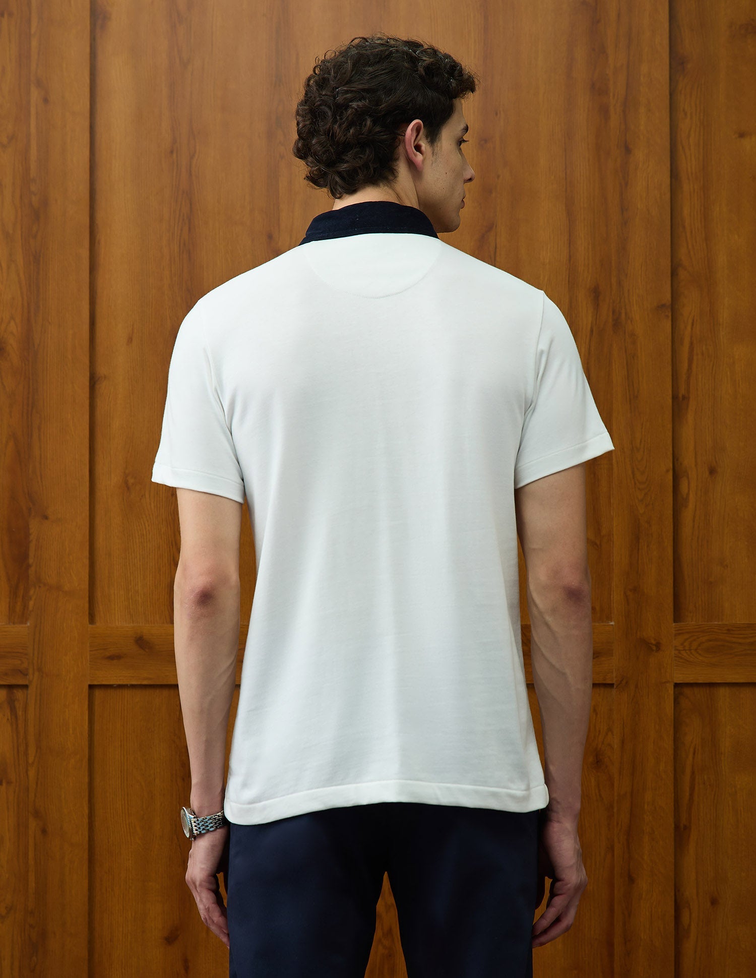 Brand Embroidered Varsity Theatre Polo Shirt