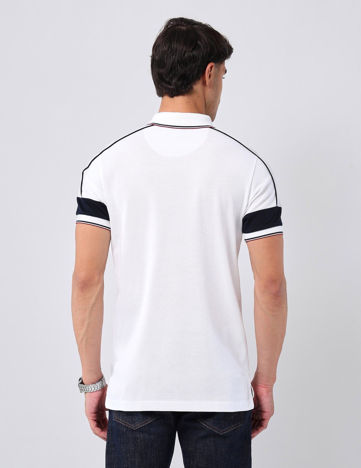 Brand Embroidered Regular Fit Polo Shirt