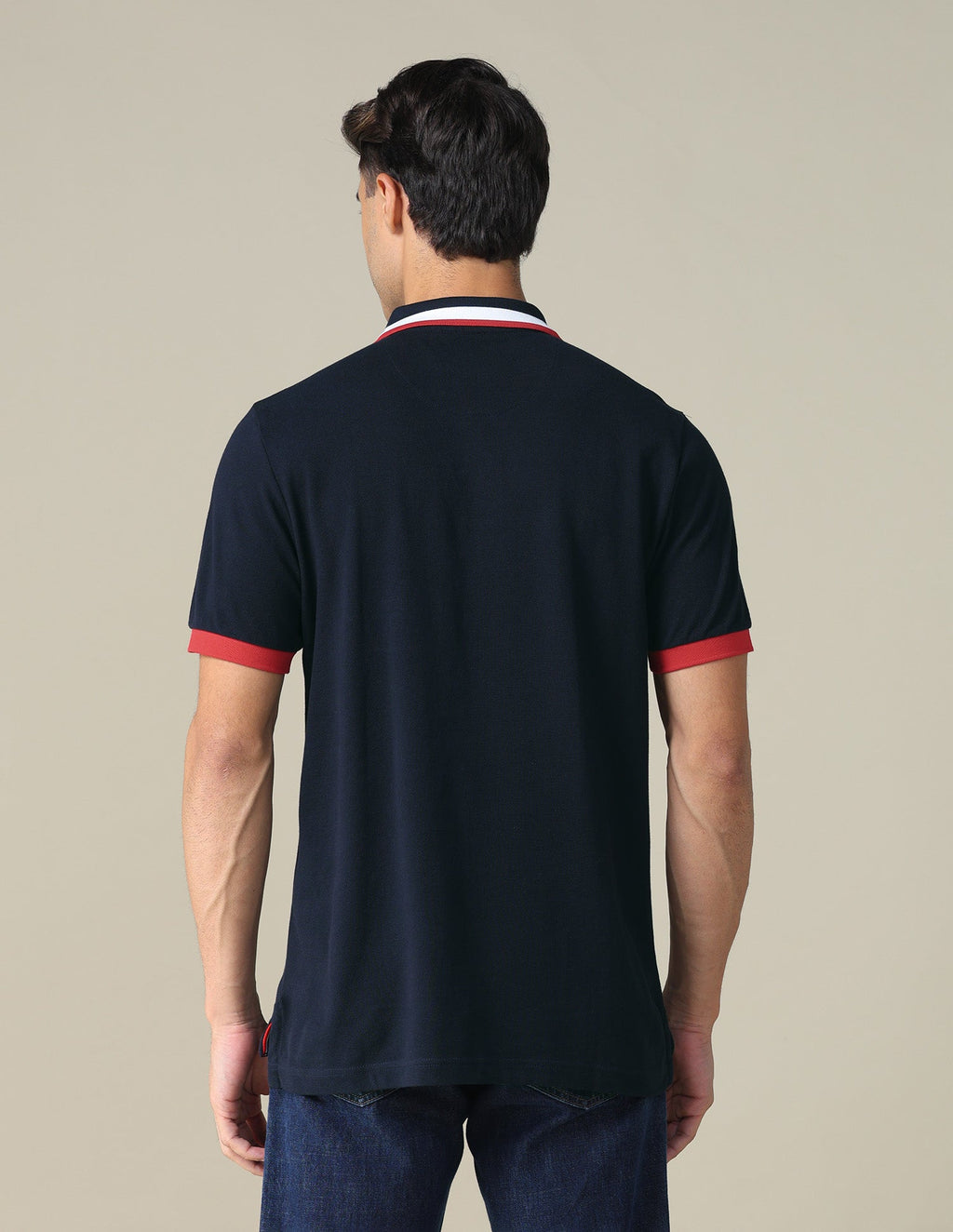Brand Embroidered Regular Fit Polo Shirt