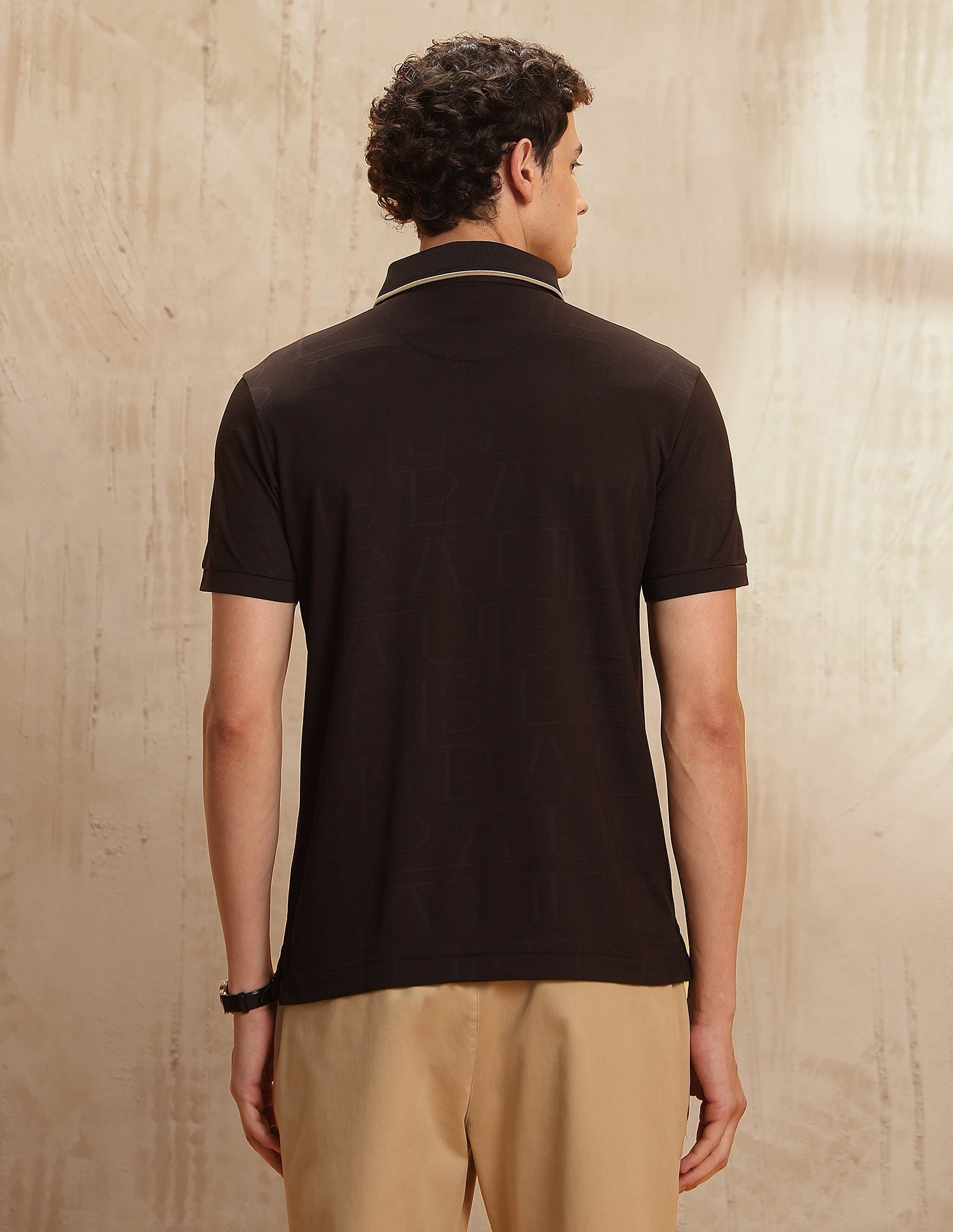 Brand Self Regular Fit Polo Shirt