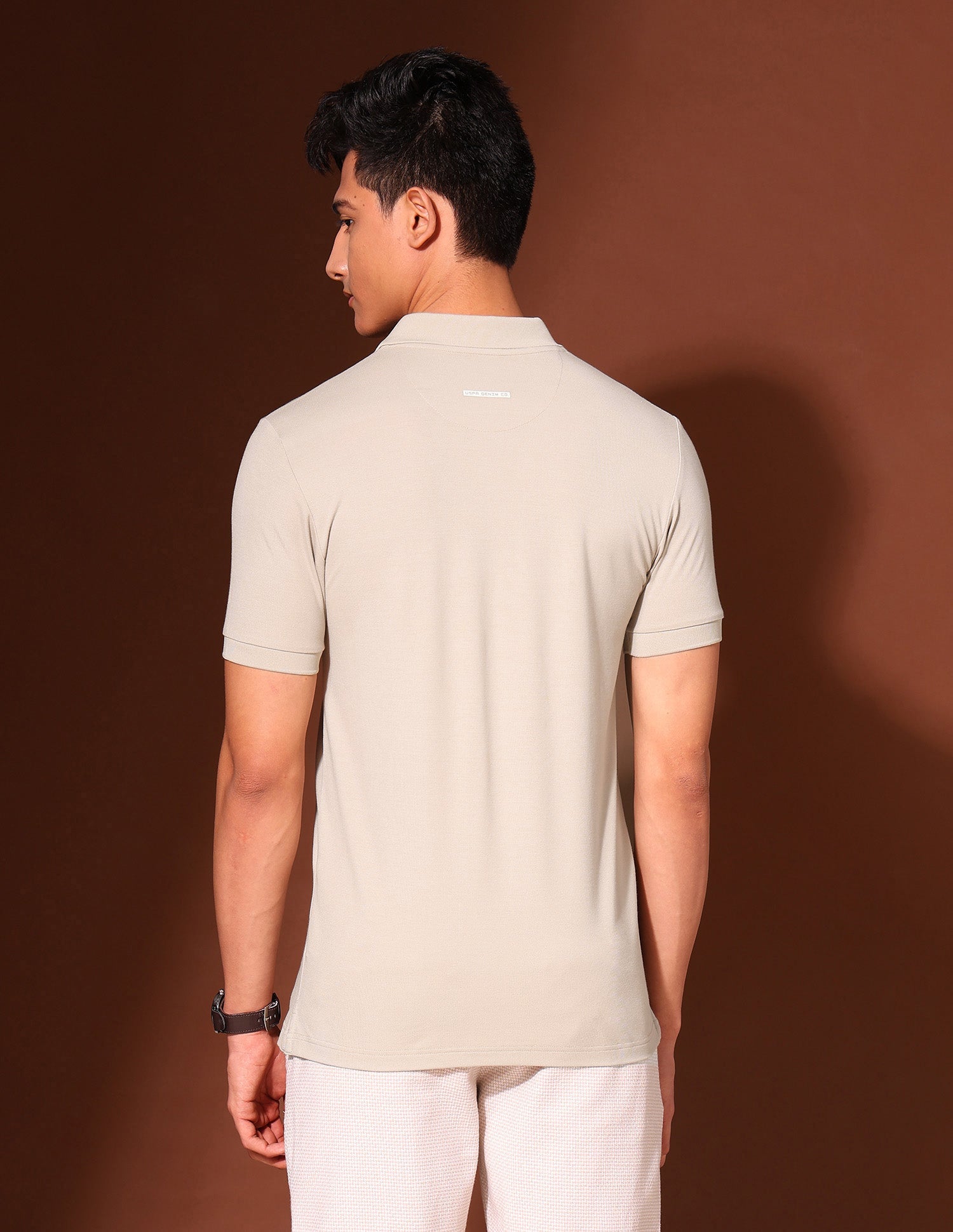 Brand Printed Work And Wander Polo Shirt