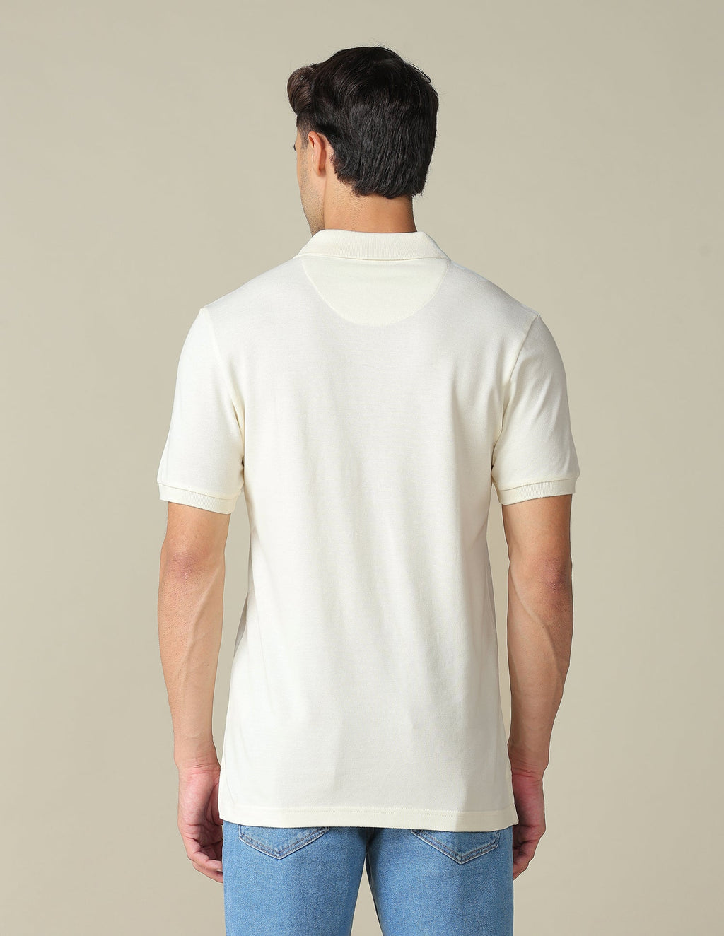 Brand Embossed Regular Fit Polo Shirt