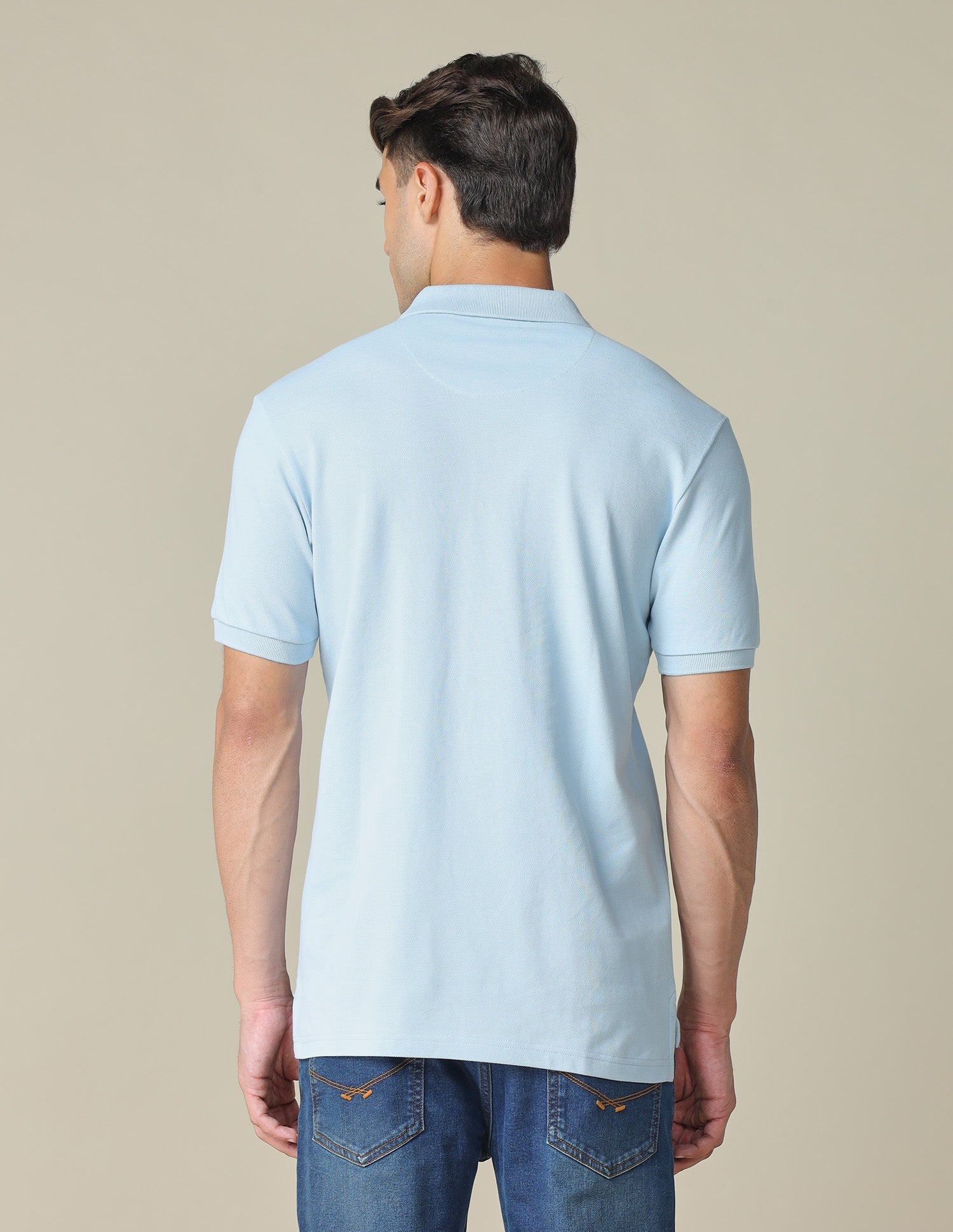 Horizontal Striped Regular Fit Polo Shirt