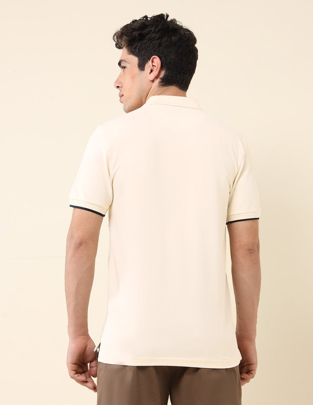 Brand Printed Slim Fit Classic Polo Shirt