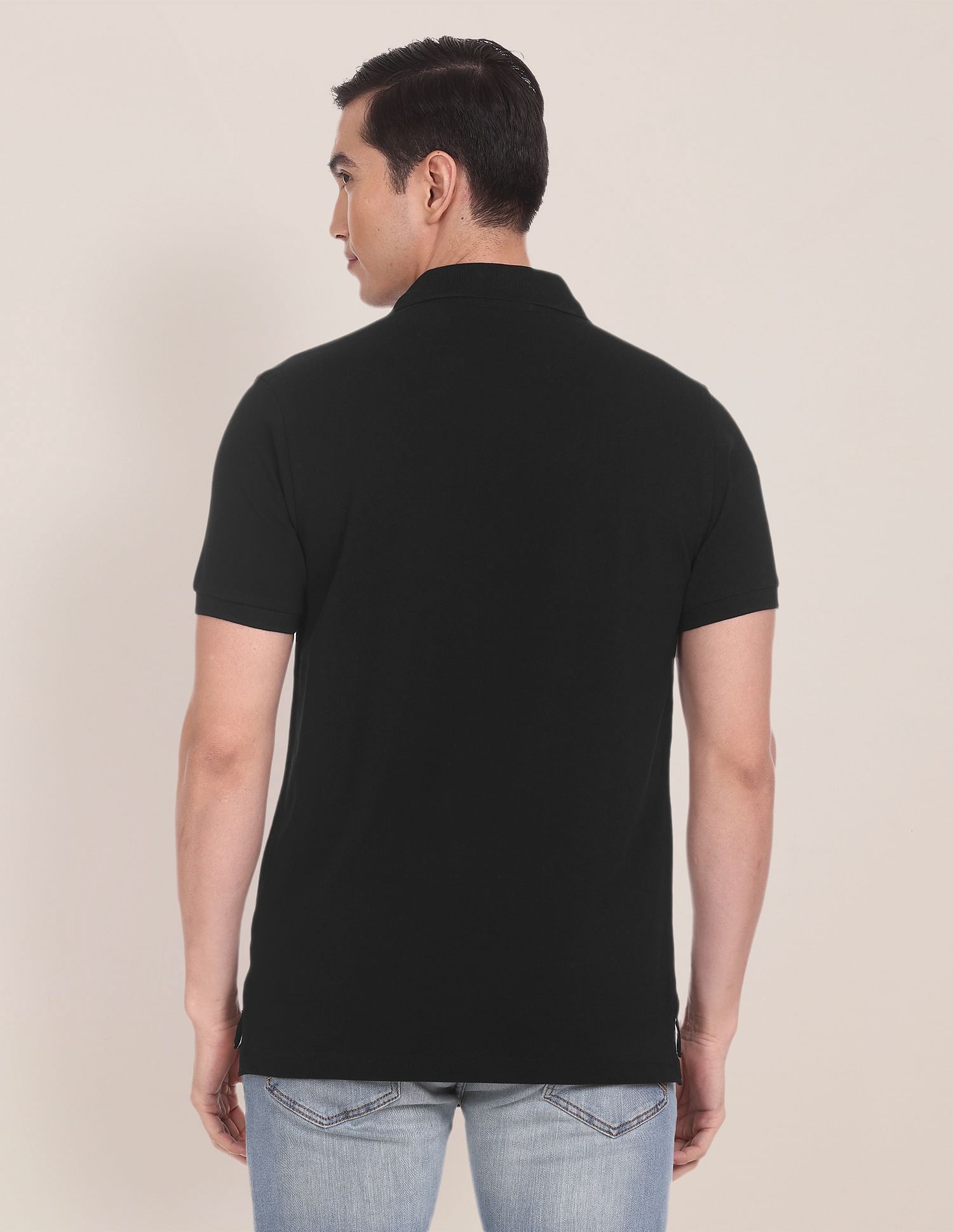 Compact Cotton Logo Polo Shirt