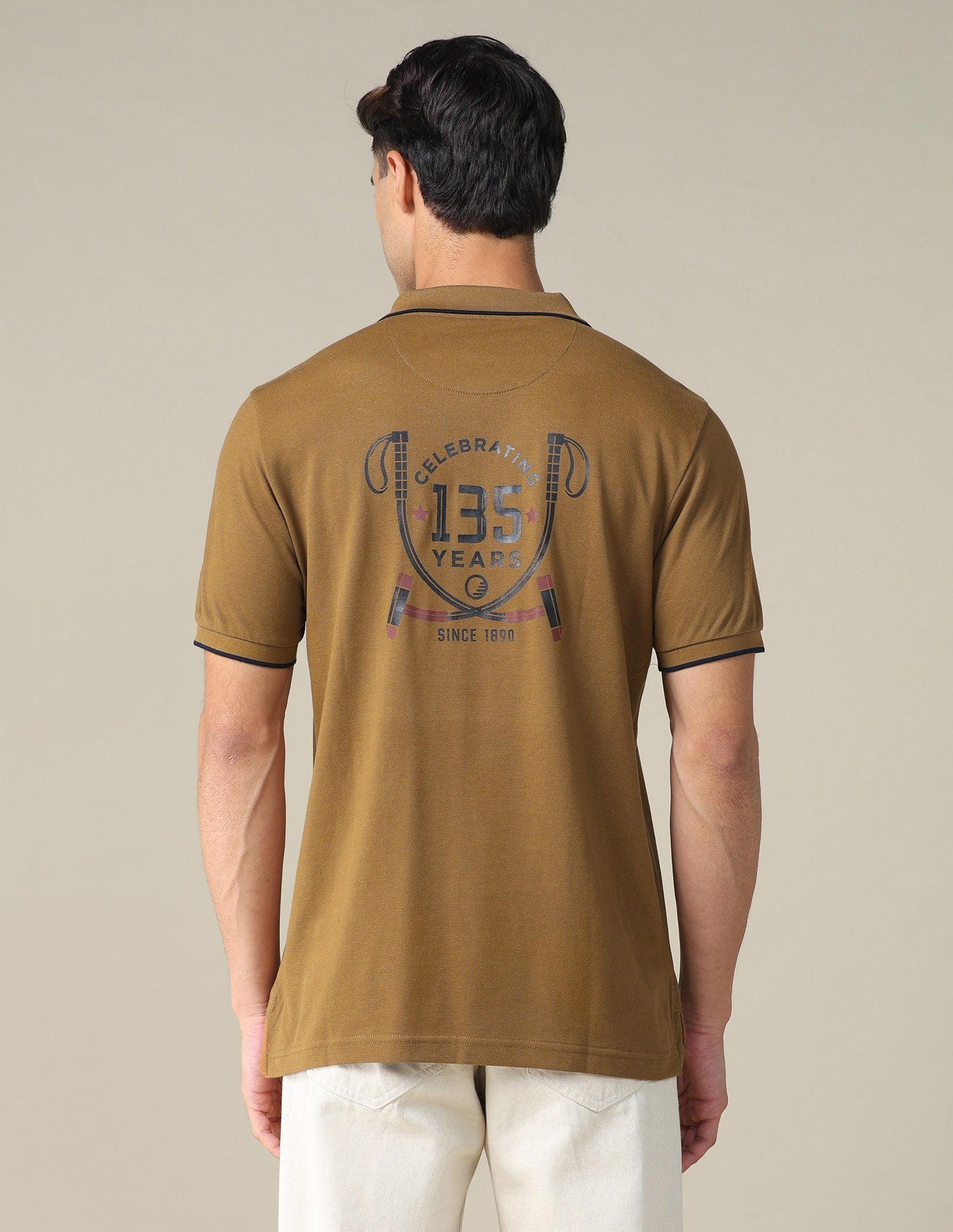 Graphic Printed Regular Fit Polo Shirt