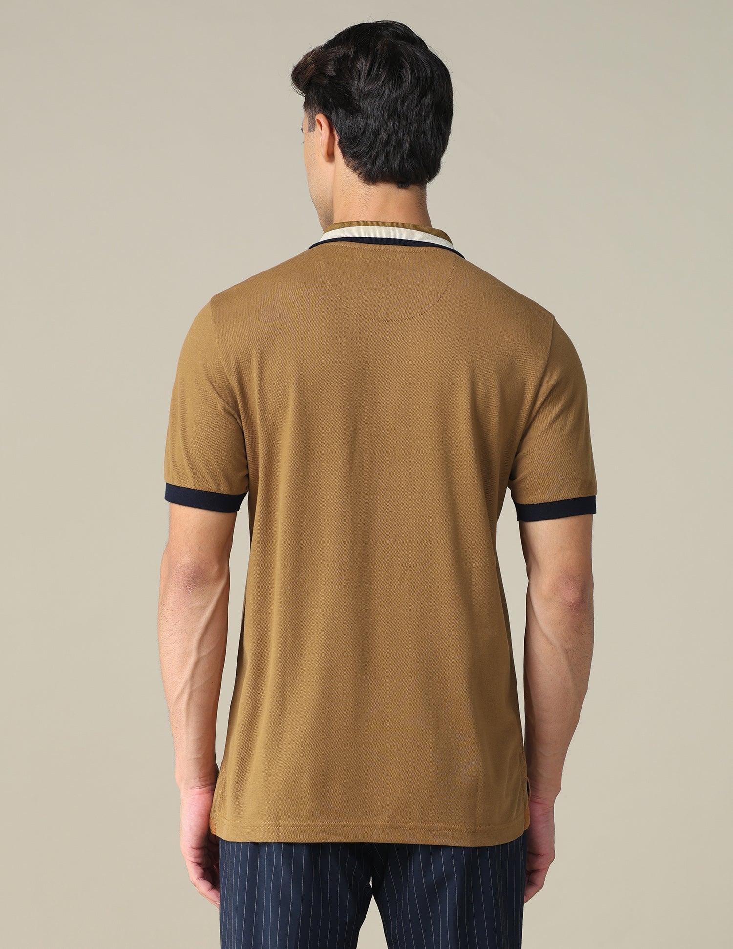 Brand Embroidered Regular Fit Polo Shirt