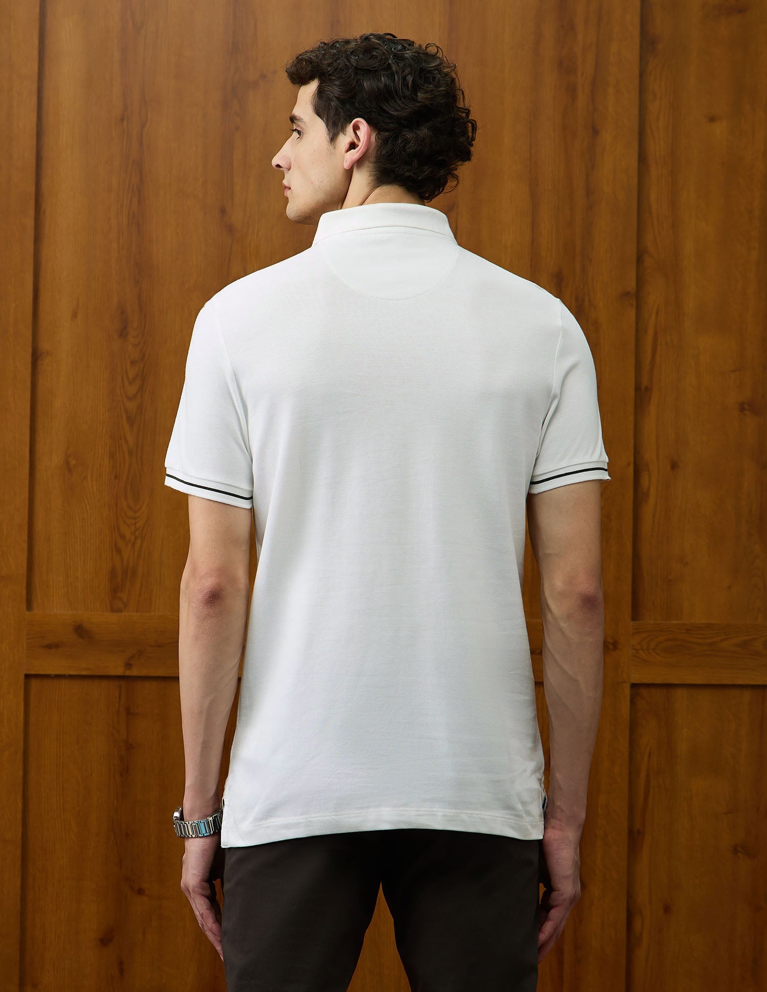 Brand Printed Varsity Theatre Polo Shirt