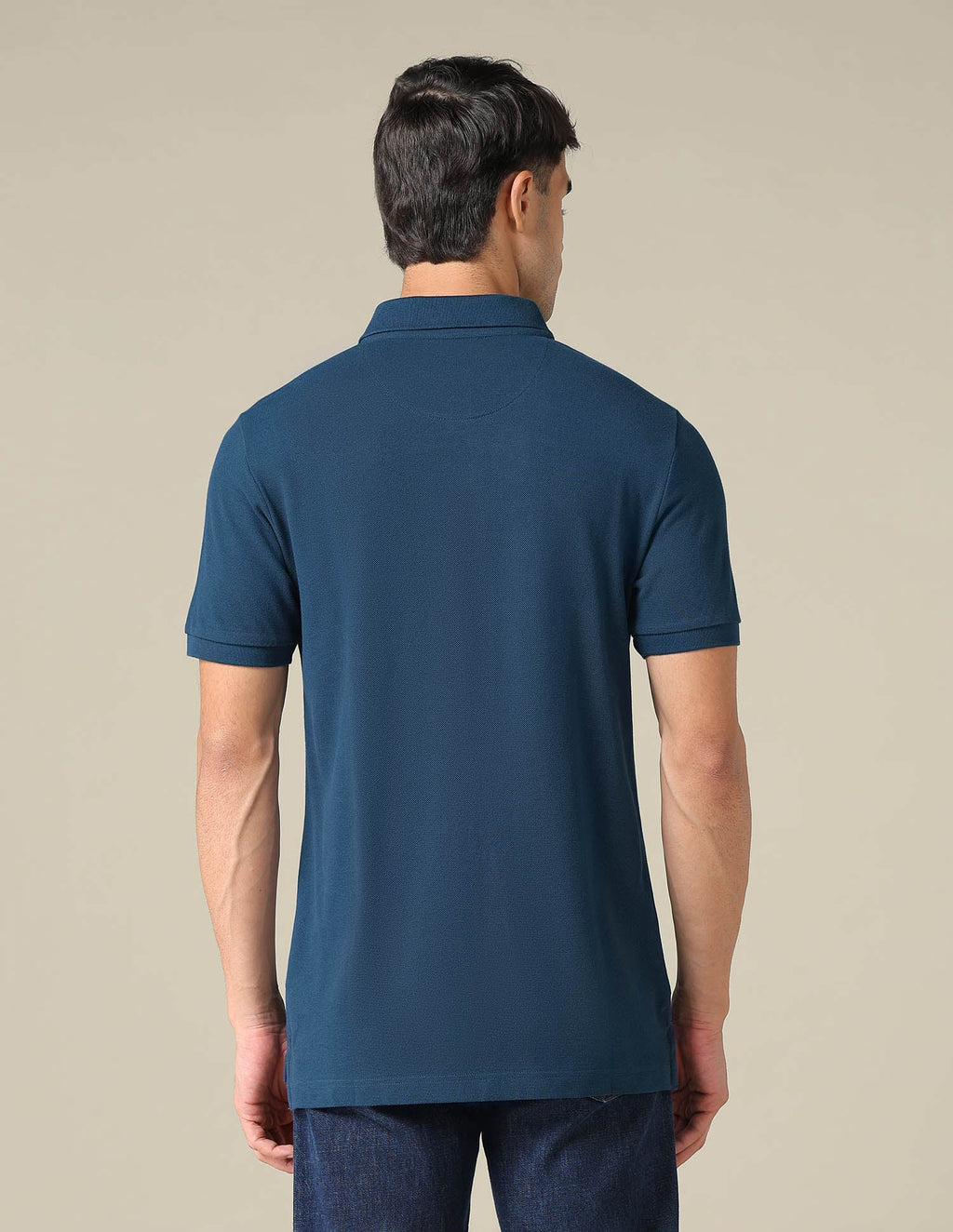 Brand Embroidered Regular Fit Polo Shirt