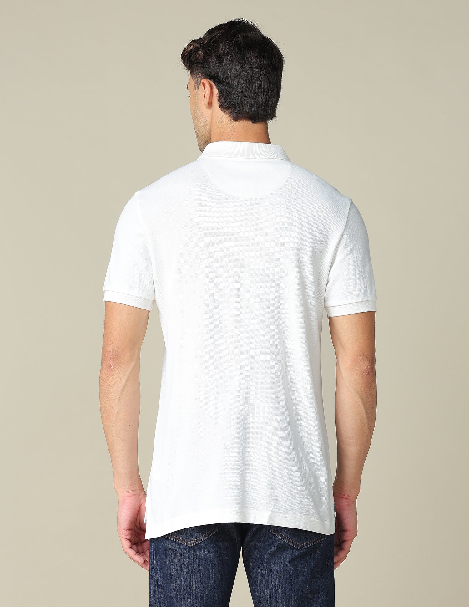 Muscle Fit Graphic Printed Polo Shirt