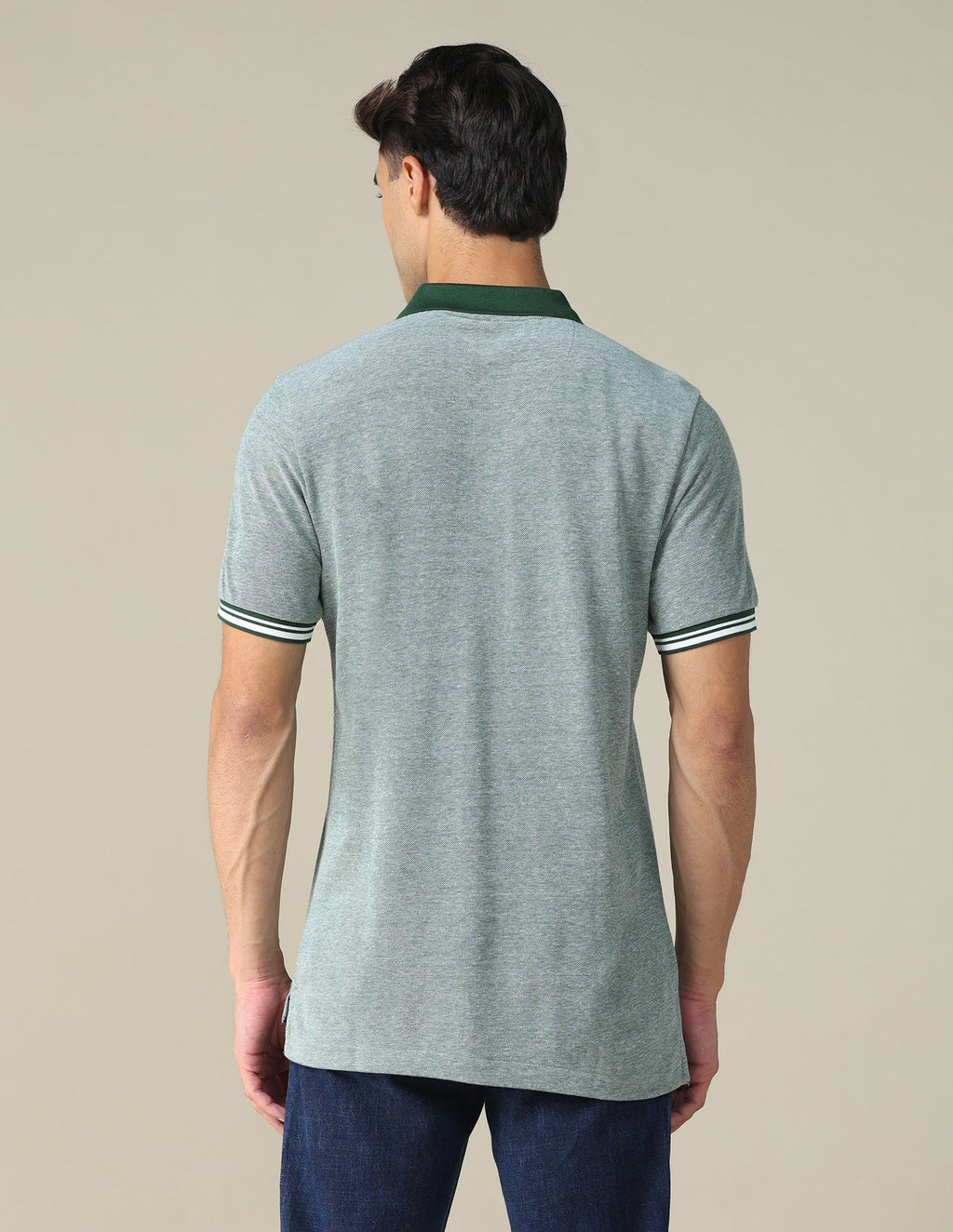 Heathered Regular Fit Polo Shirt
