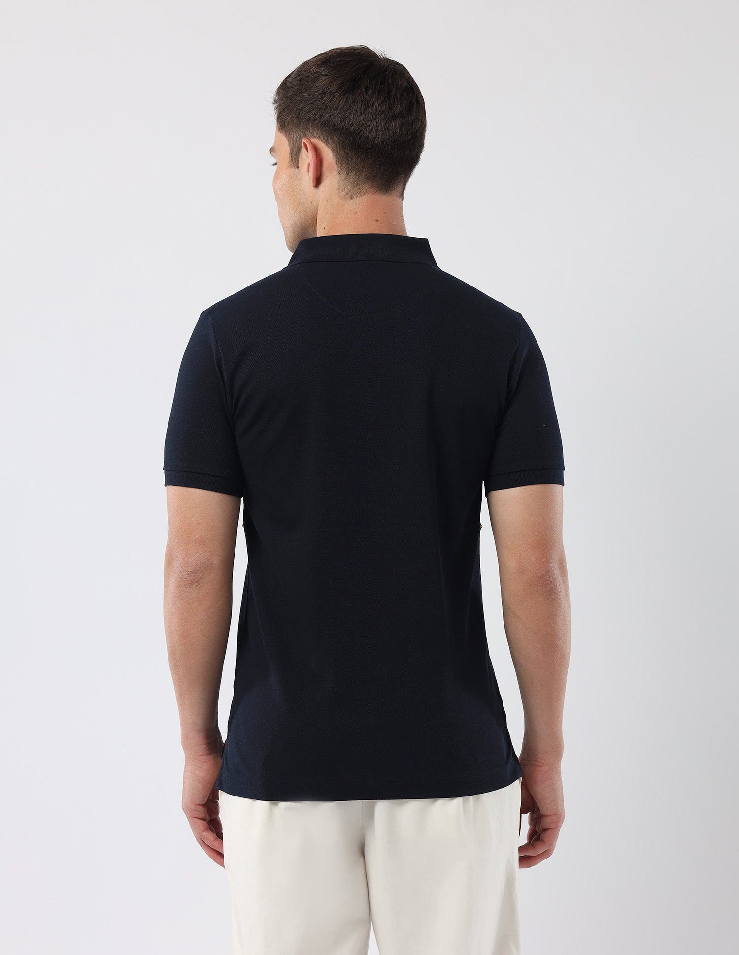 Brand Embroidered135 Anniversary Polo Shirt