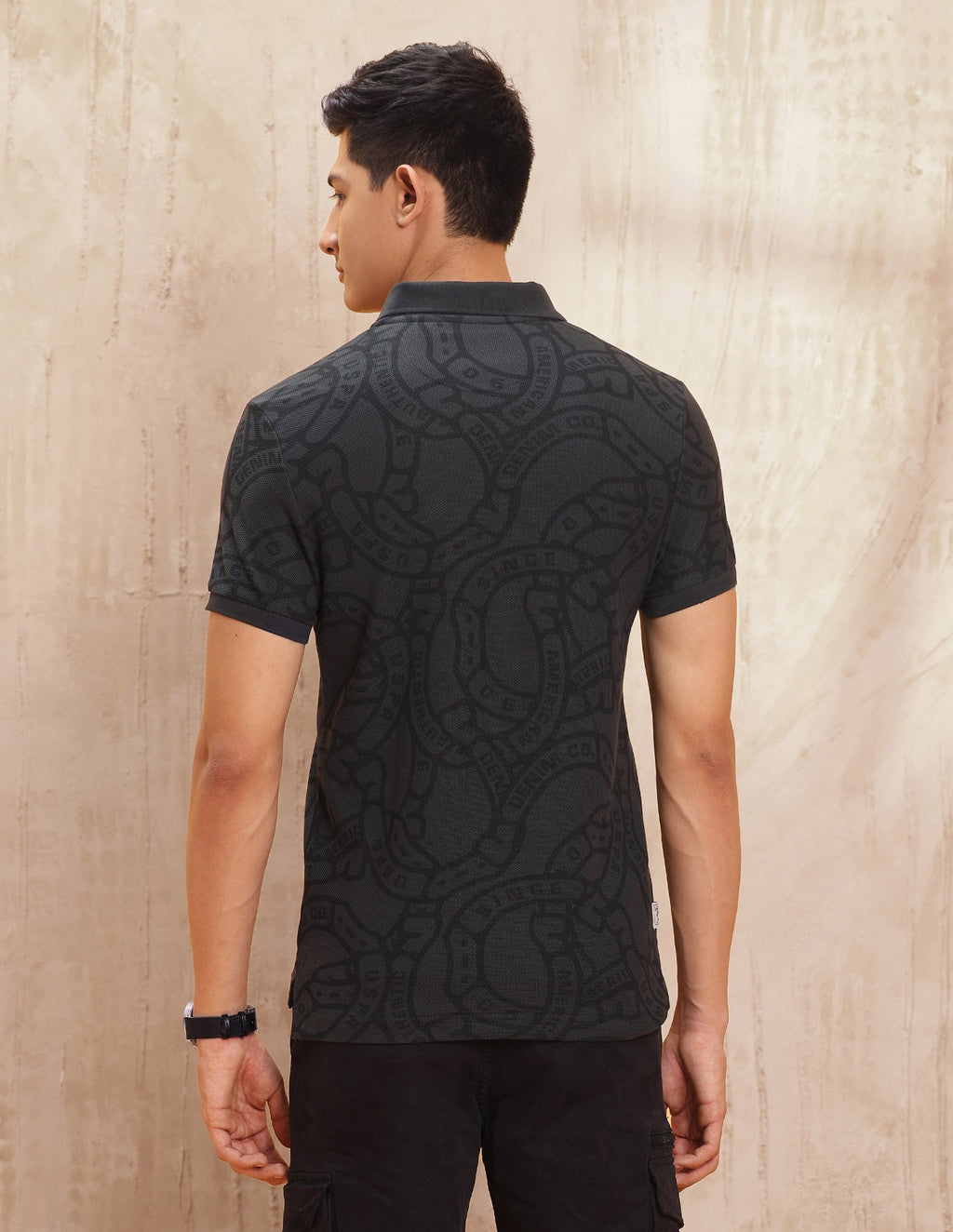 All Over Printed Regular Fit Polo Shirt