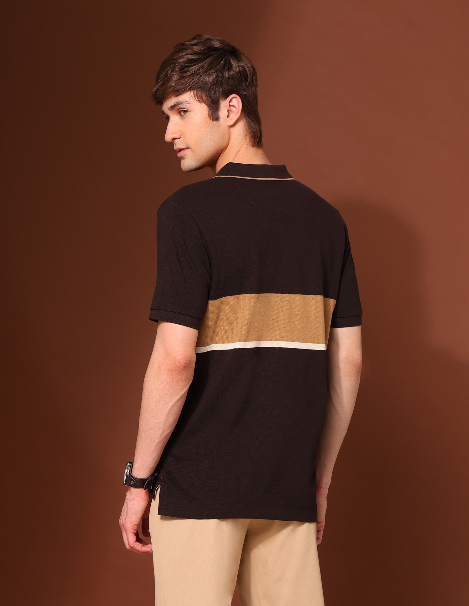 Brand Embroidered Classic Polo Shirt