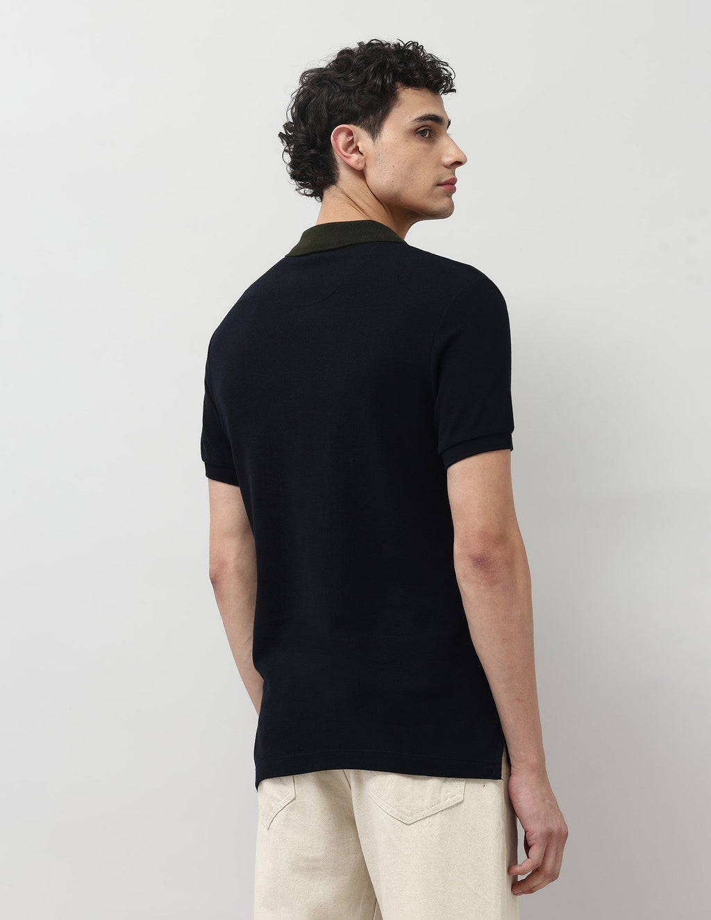 Colorblocked Regular Fit Polo Shirt