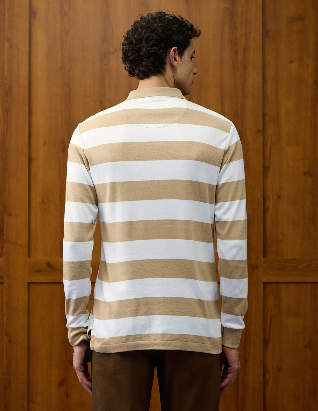Horizontal Striped Varsity Theatre Polo Shirt