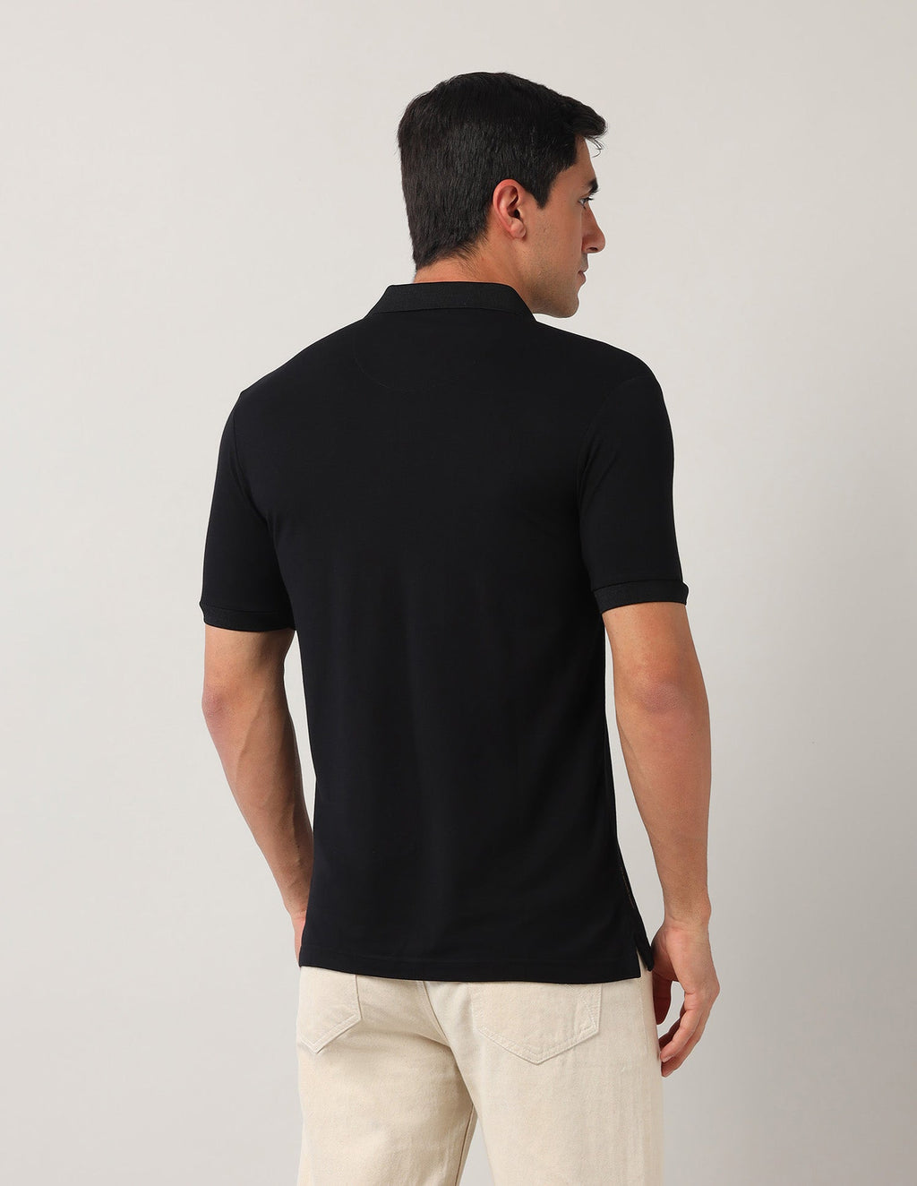 Muscle Fit Black Label Polo Shirt