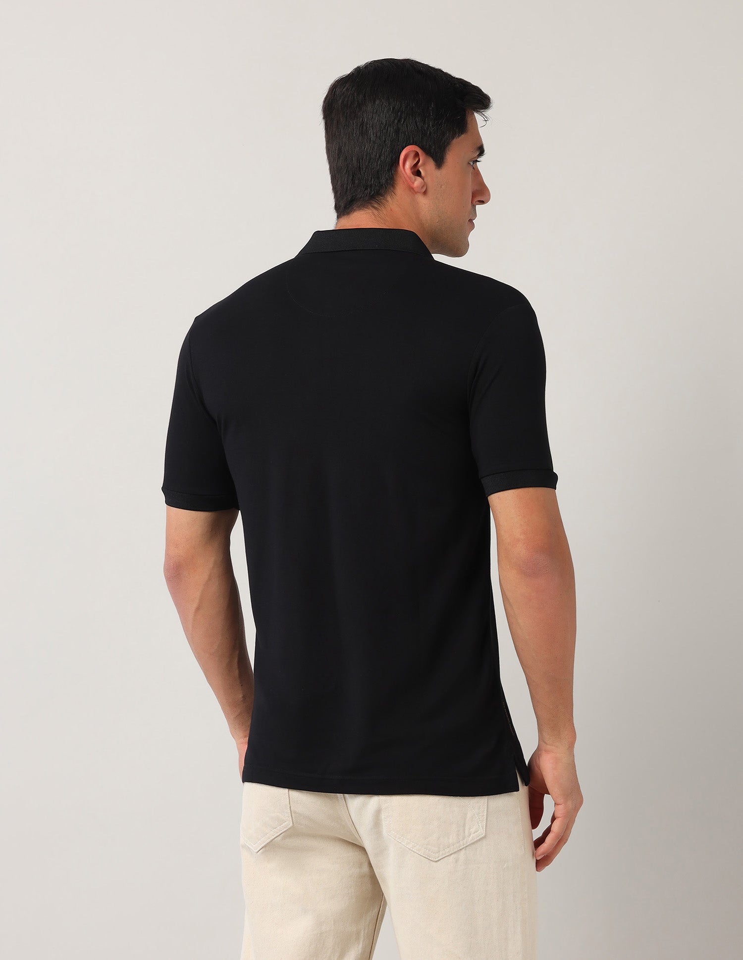 Muscle Fit Black Label Polo Shirt