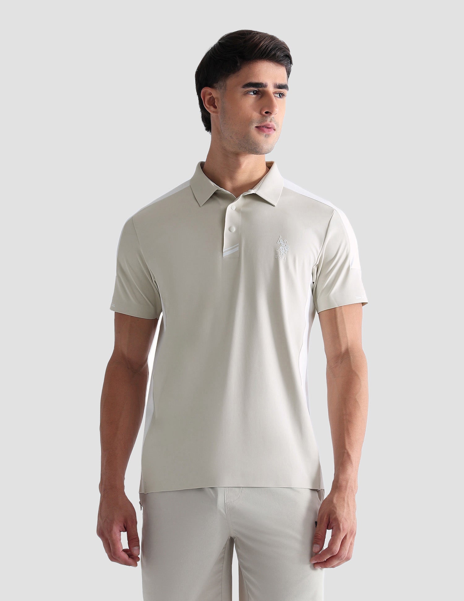 Colorblocked Active Polo Shirt