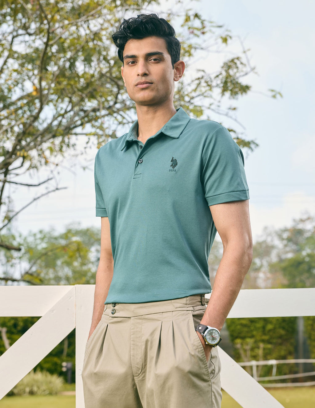 Pacho X Slim Fit Solid Polo Shirt