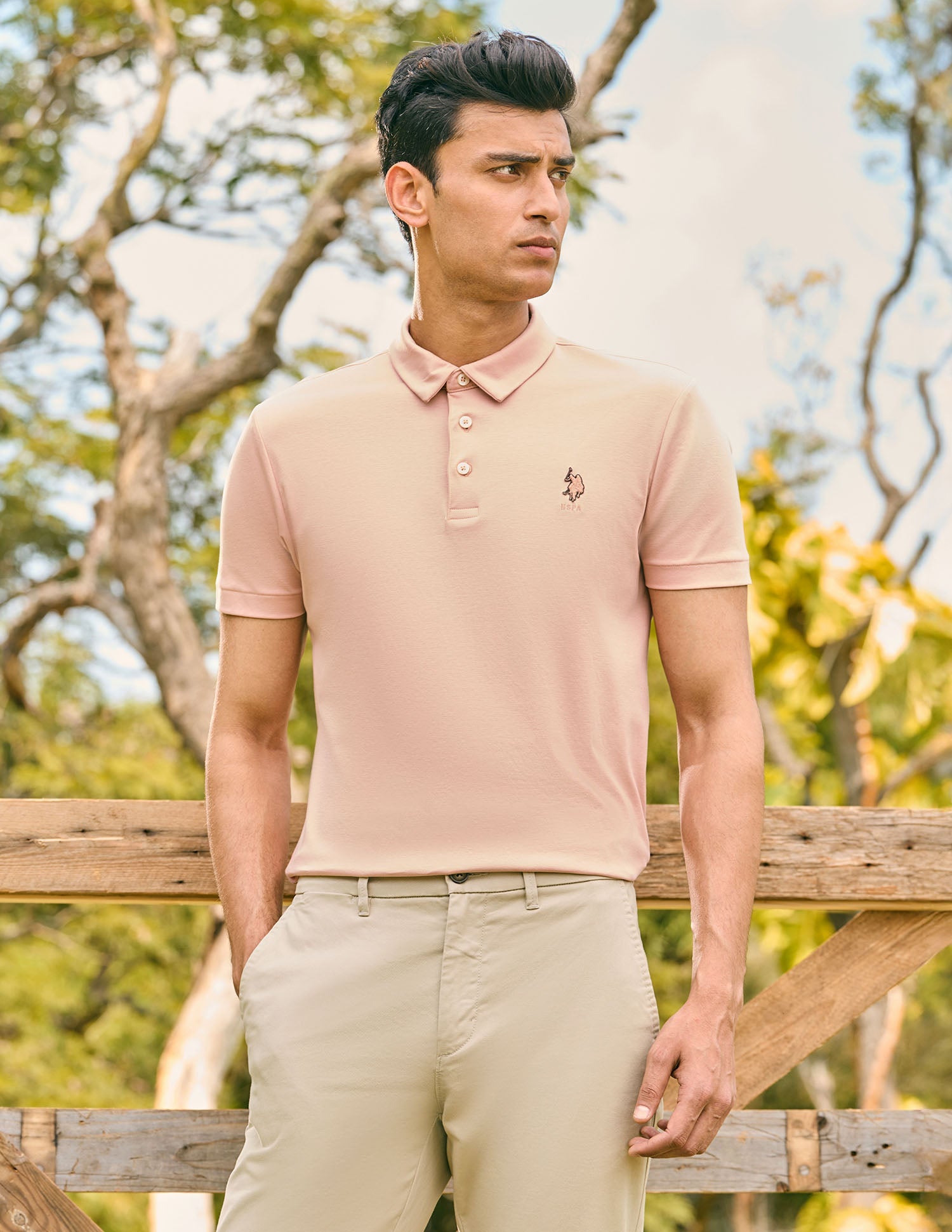 Pacho X Slim Fit Solid Polo Shirt