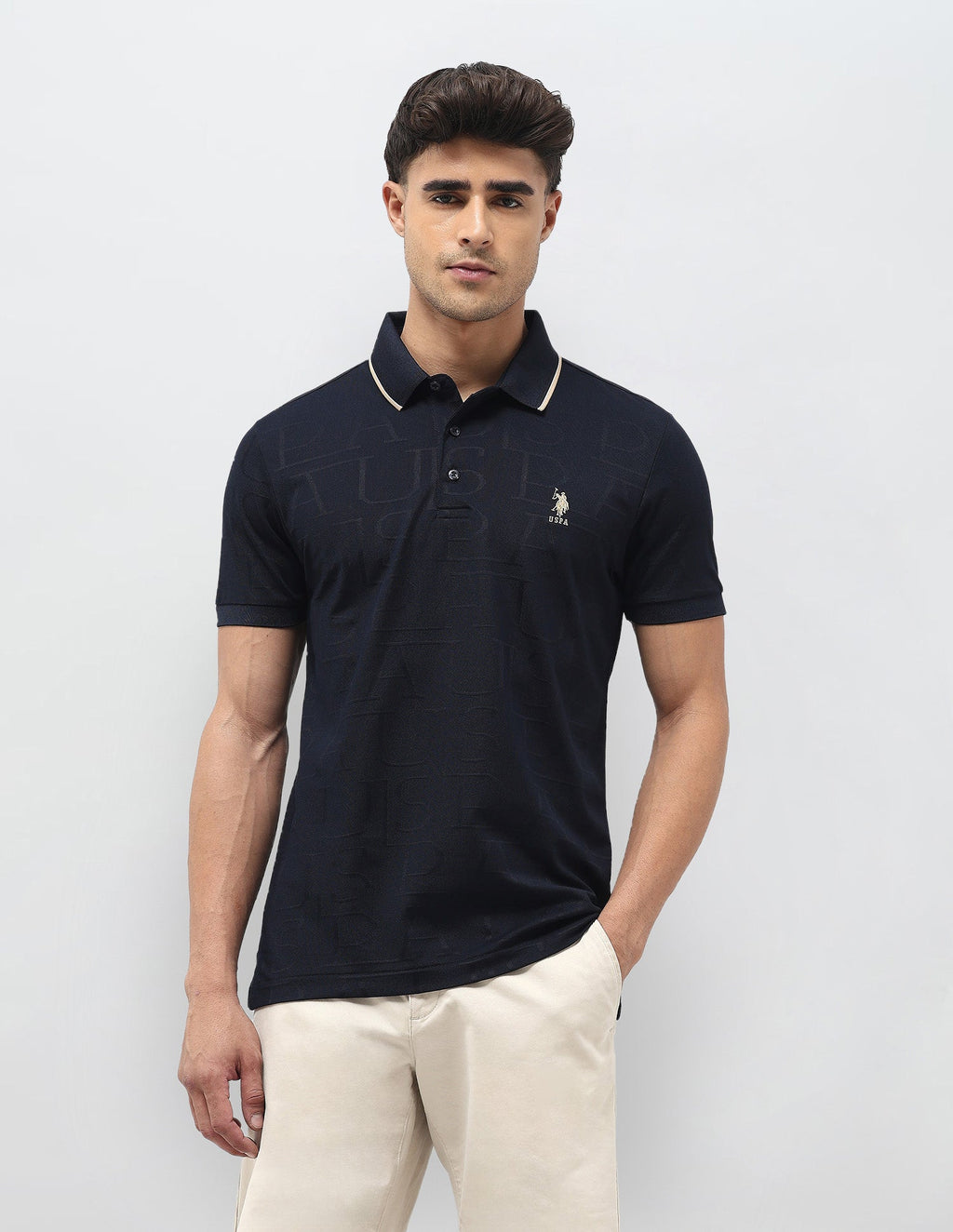 Brand Self Regular Fit Polo Shirt