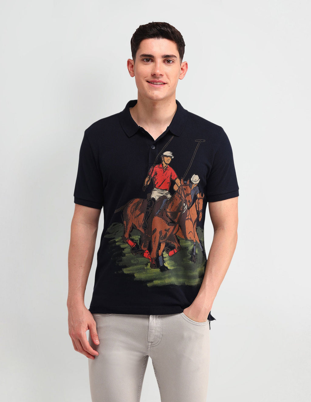 Outdoor Muscle Fit Brand Polo Shirt