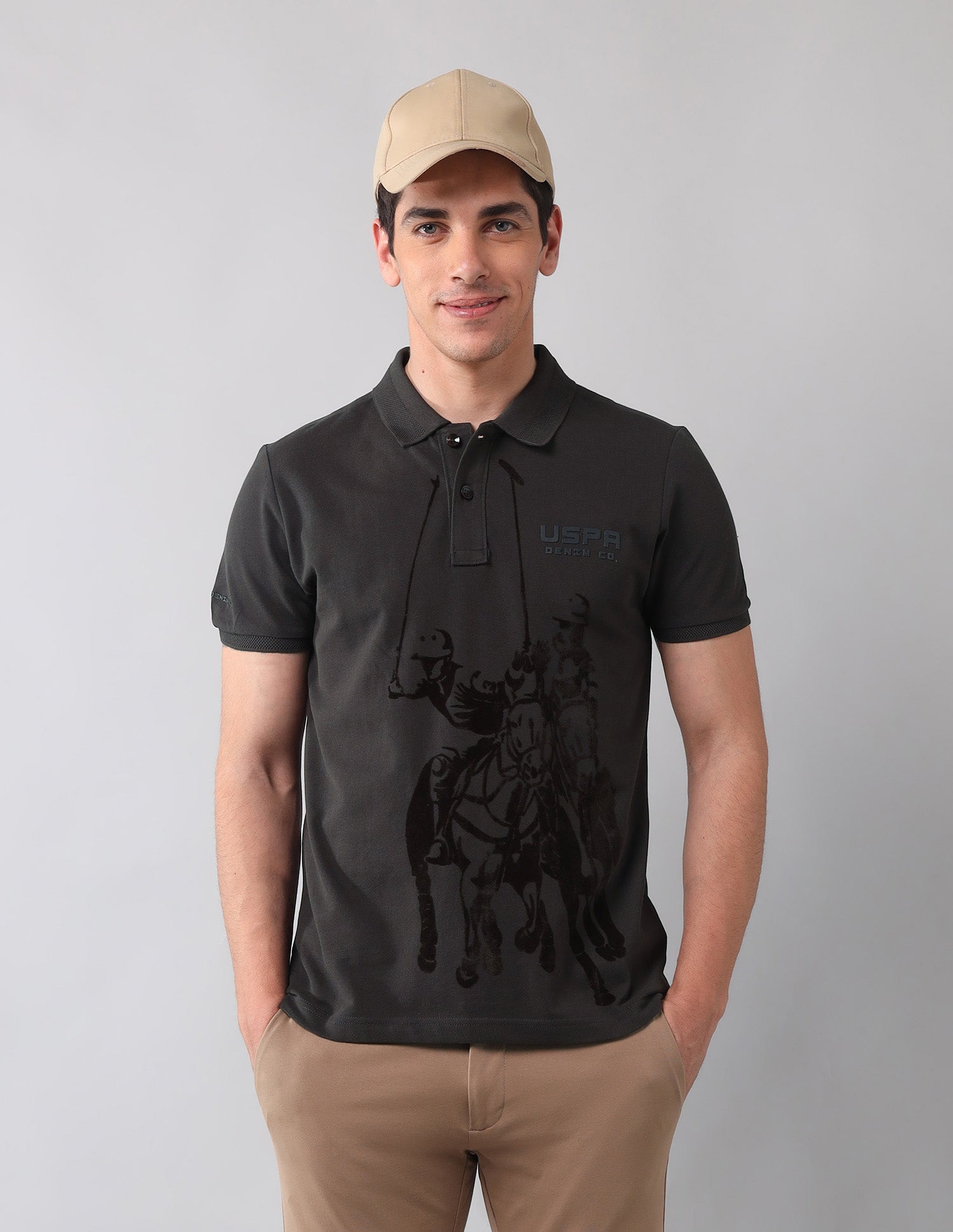 Muscle Fit Black Label Polo Shirt