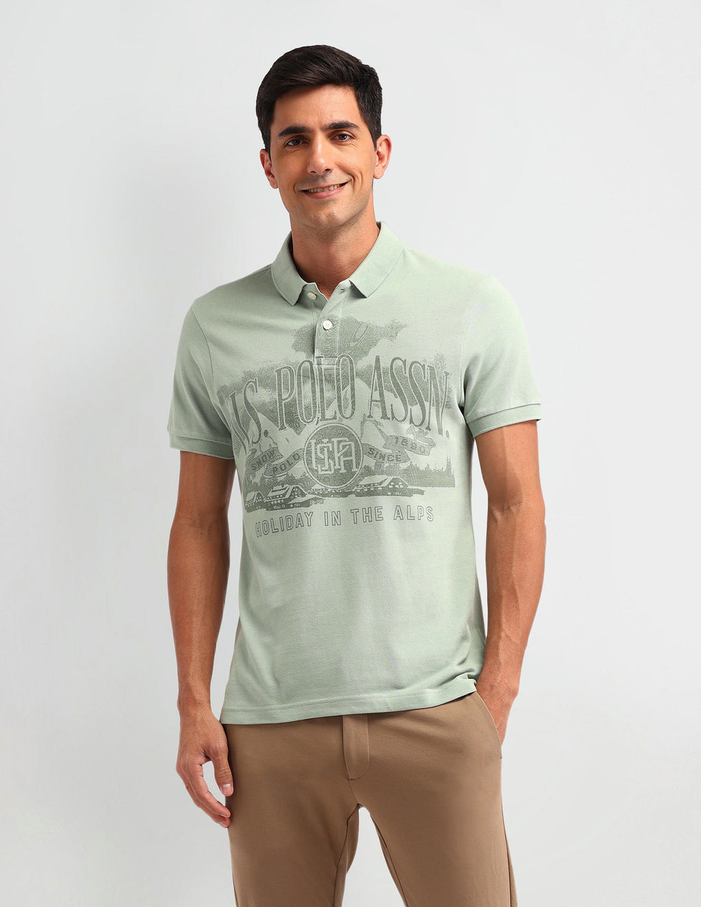 Outdoor Muscle Fit Brand Polo Shirt