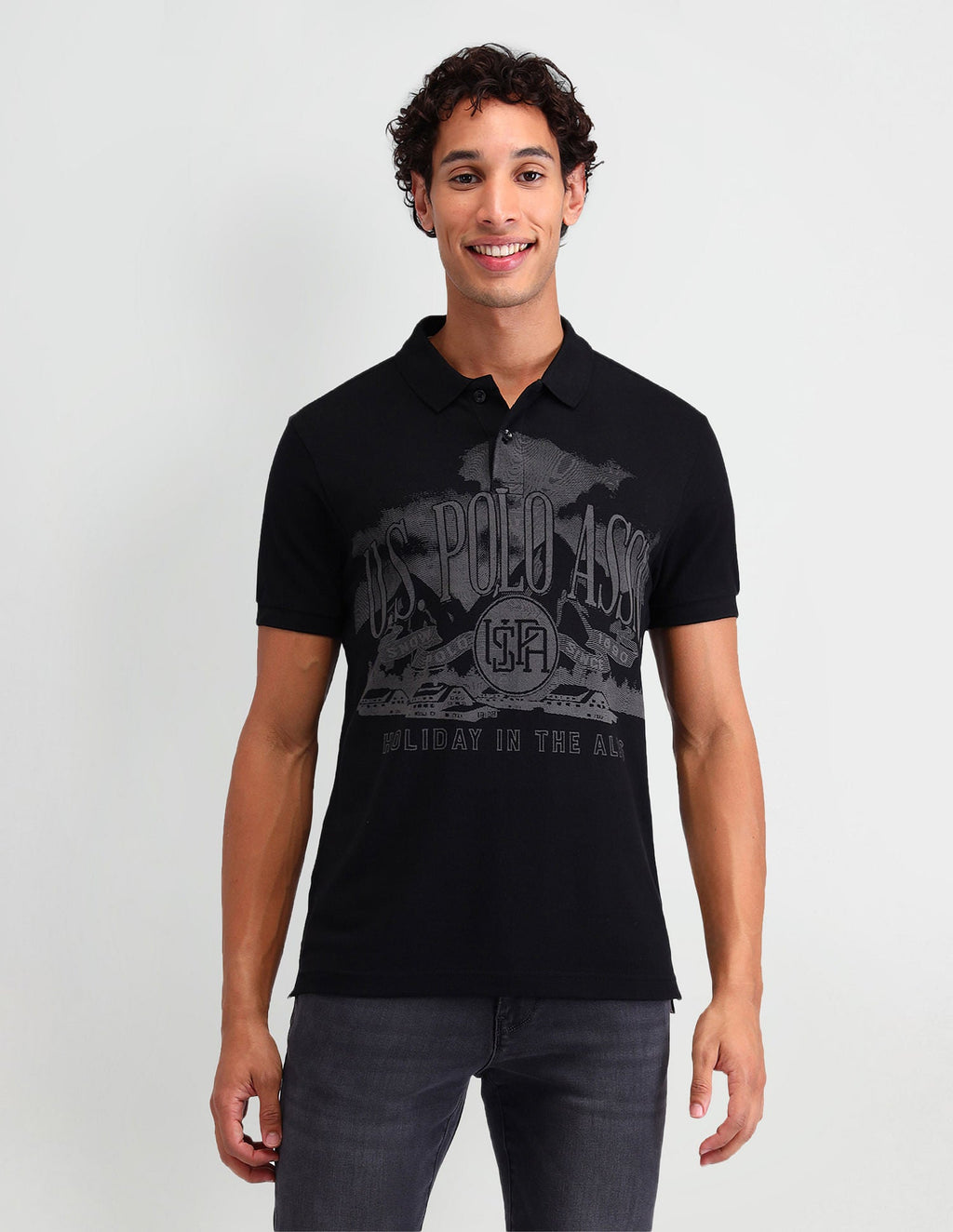 Outdoor Muscle Fit Brand Polo Shirt