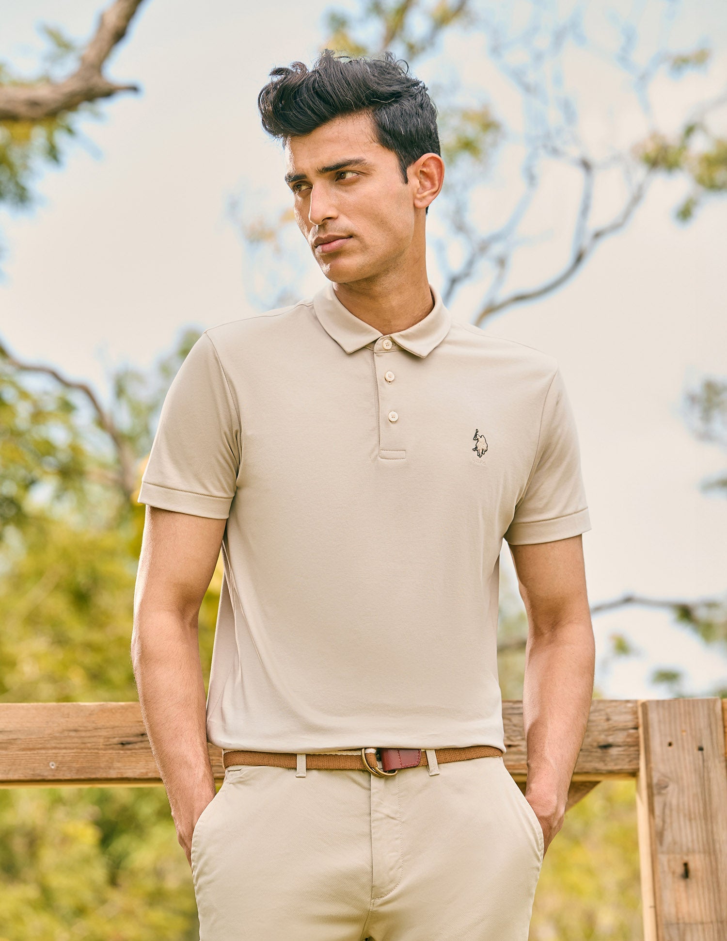 Pacho X Slim Fit Solid Polo Shirt