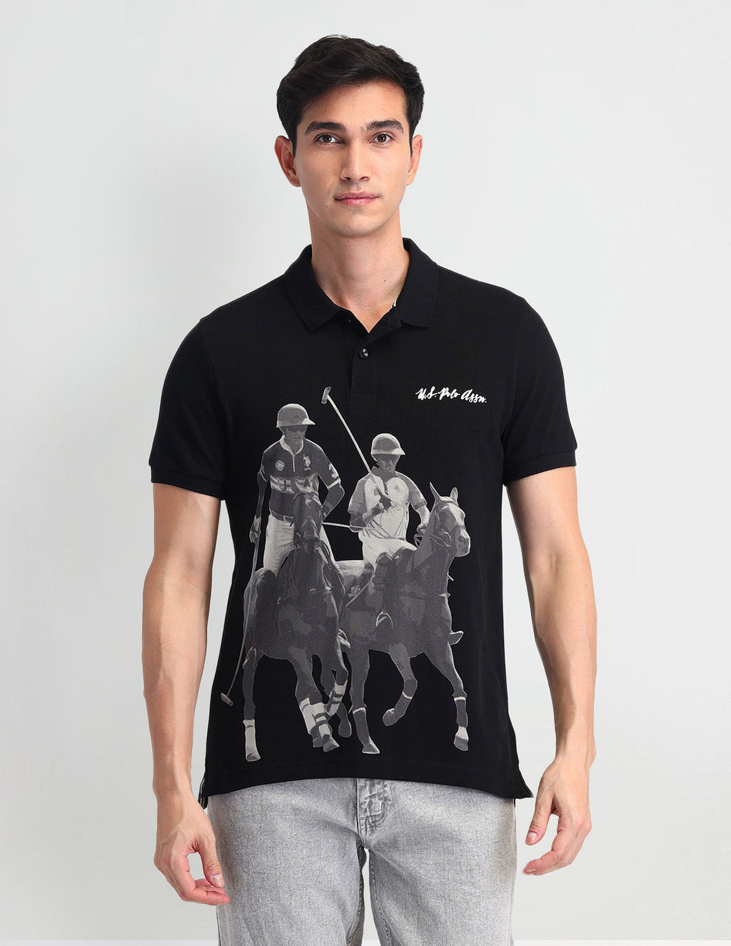 Outdoor Muscle Fit Brand Polo Shirt