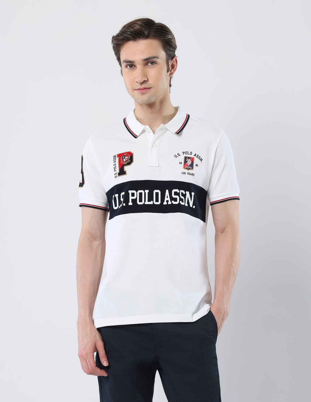 Brand Printed 135 Anniversary Polo Shirt