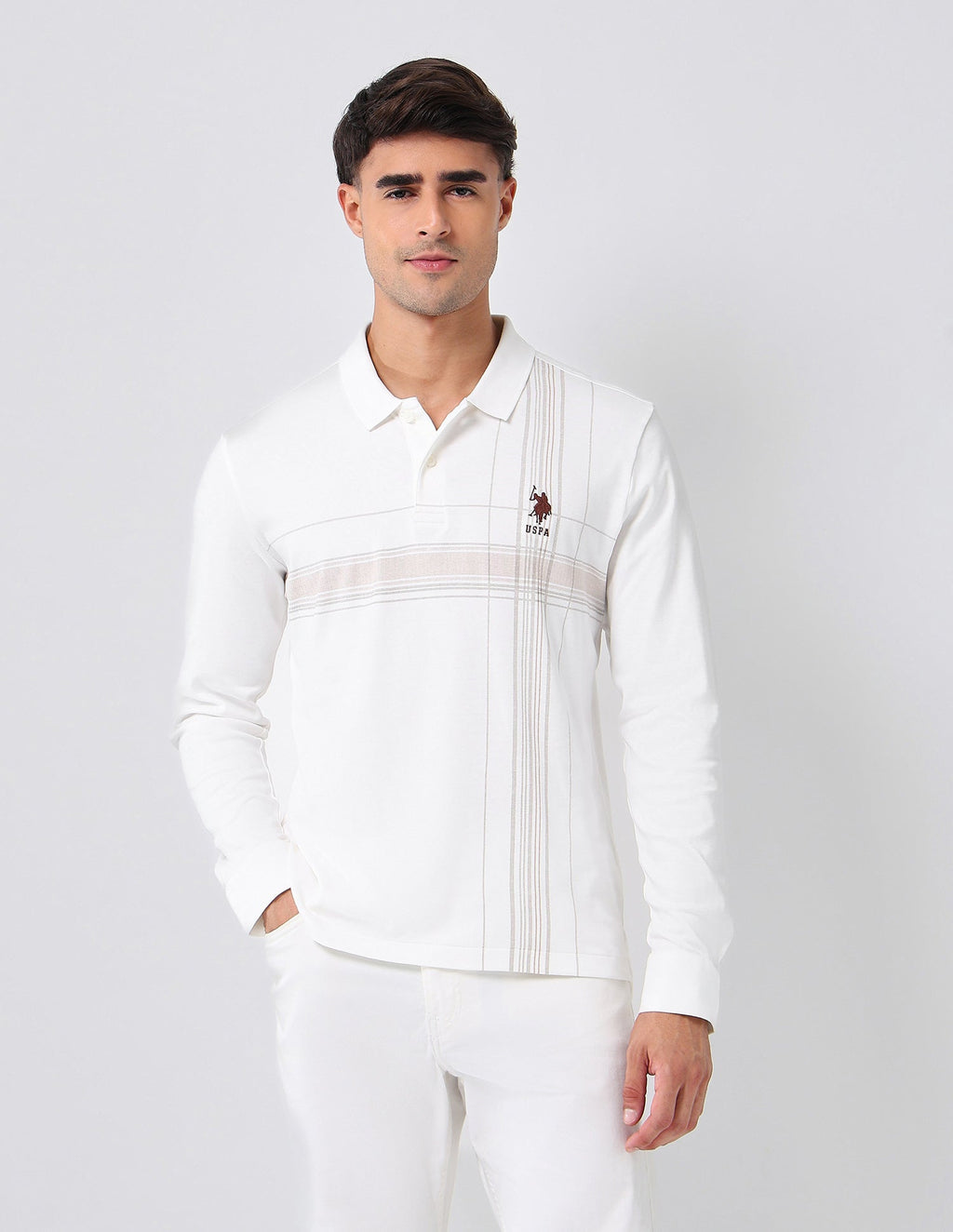 Checked Regular Fit Polo Shirt