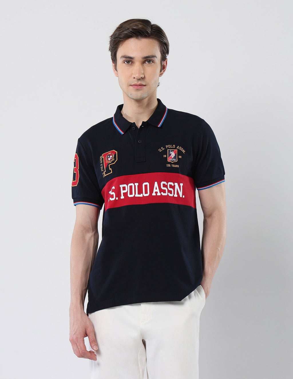Brand Printed 135 Anniversary Polo Shirt