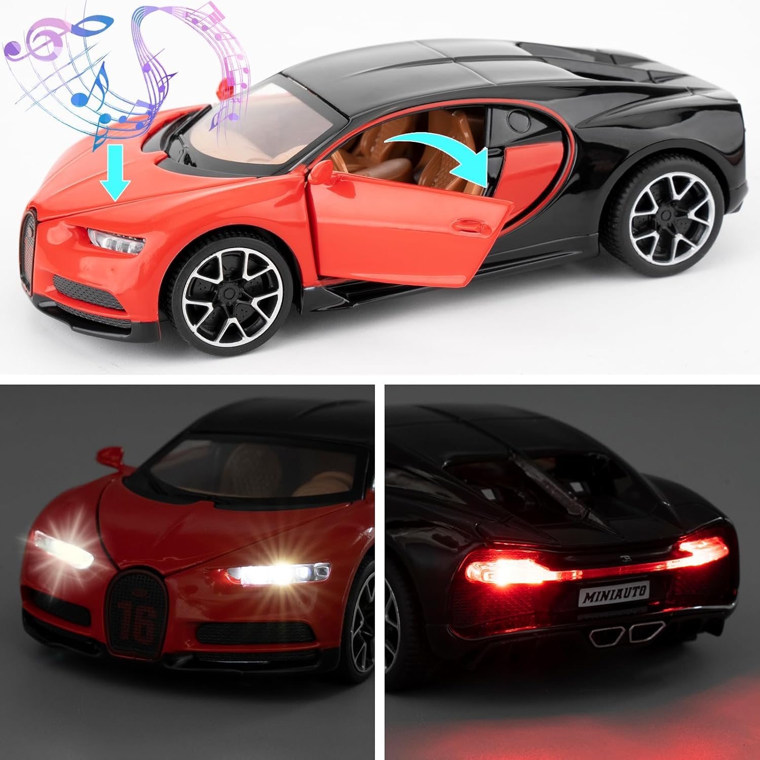 BUGATTI CHIRON METAL 1:24  DIE-CAST