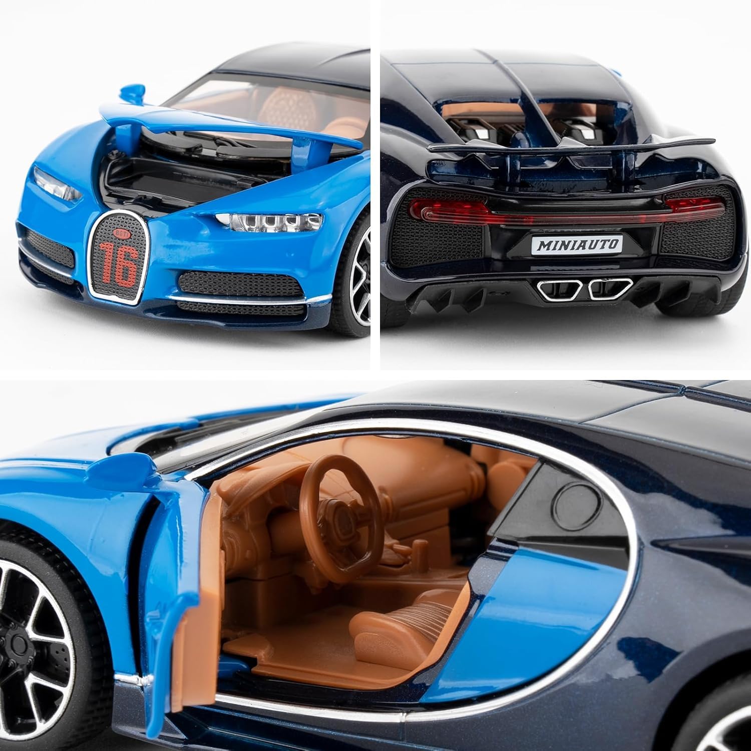 BUGATTI CHIRON METAL 1:24  DIE-CAST