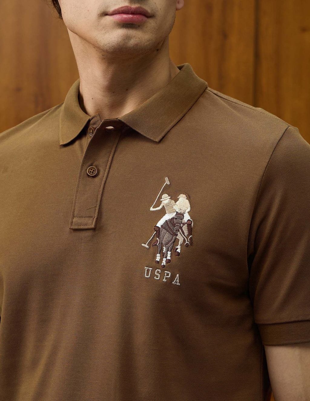 Brand Embroidered Varsity Theatre Polo Shirt