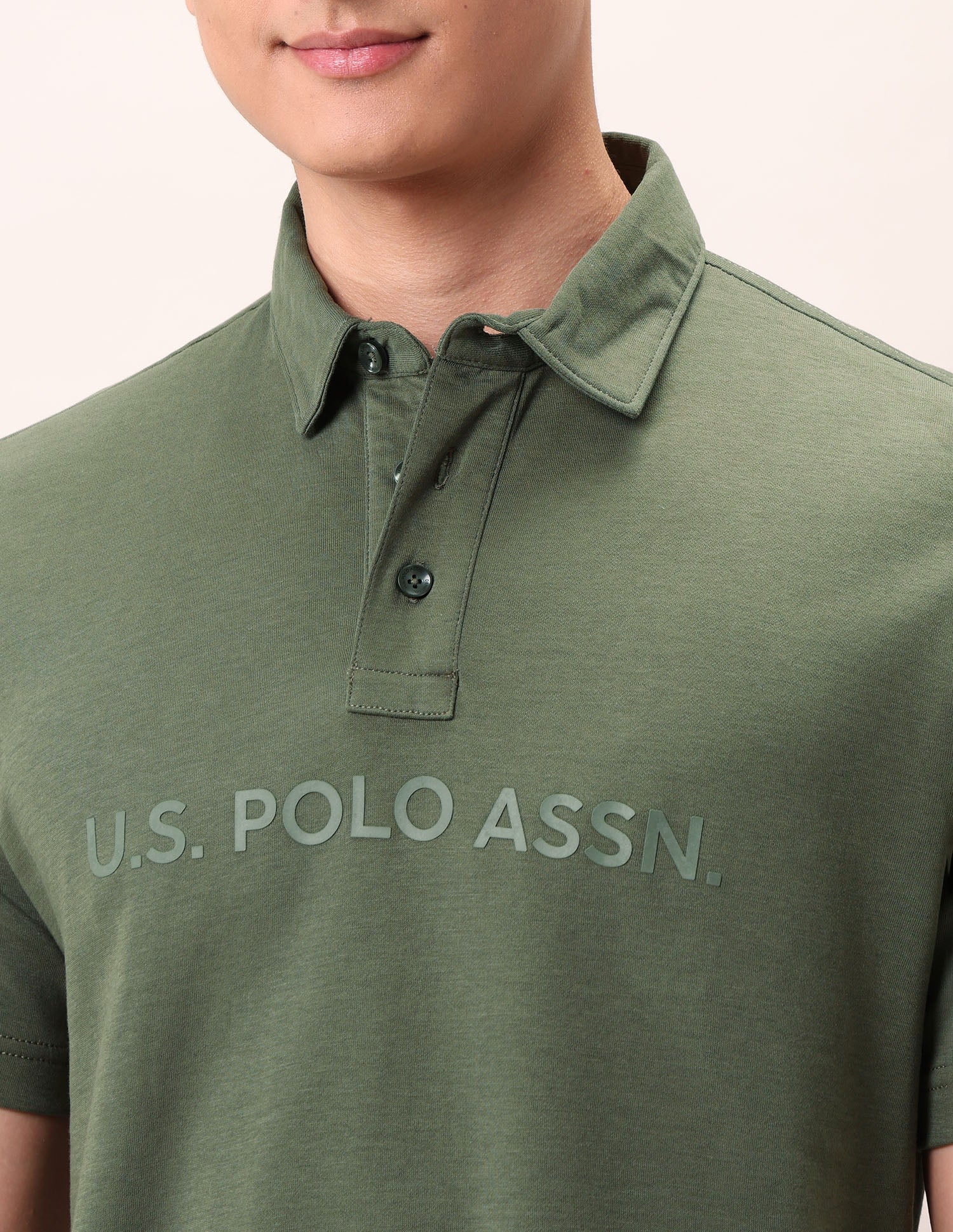 Brand Embossed Outdoor Polo Shirt